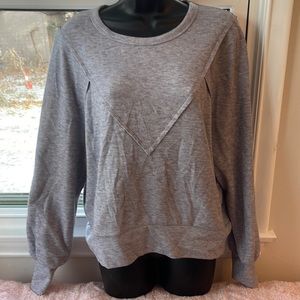 Allison Joy Lavender sweatshirt with unique detailing